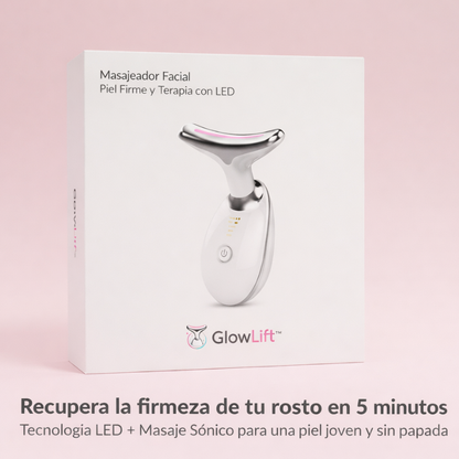 GlowLift™ Masajeador Facial [Piel Firme y Terapia con LED]